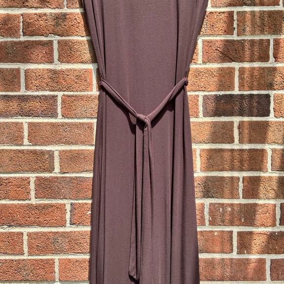 Banana Republic Heritage Stretch Brown Maxi Dress Size Small - Picture 4 of 12